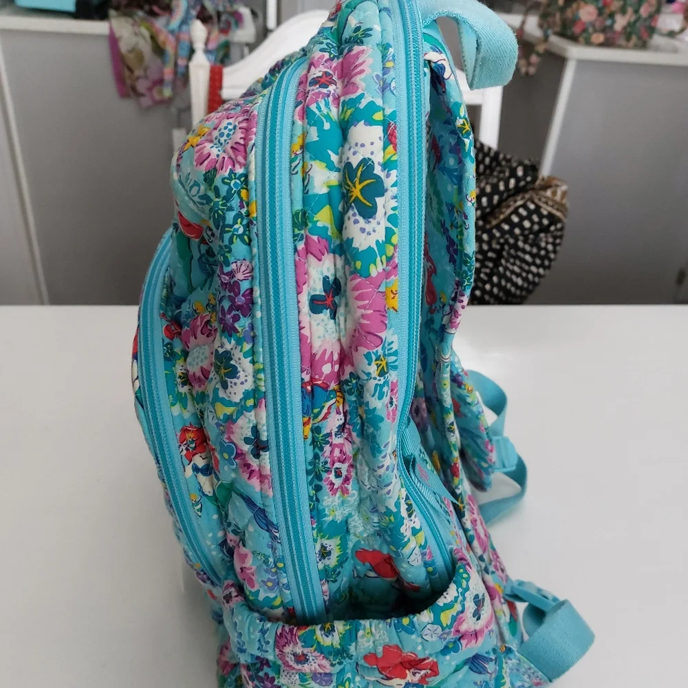 Vera Bradley Disney Little Mermaid Campus Backpack NWT